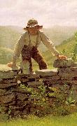 John George Brown The Berry Boy oil painting artist